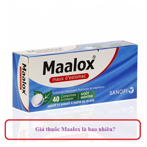 Giá thuốc Maalox là bao nhiêu